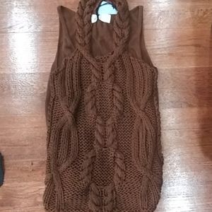 Malo sweater with attached tank